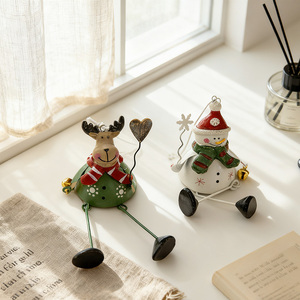 Adornos Navideños para Escritorio, Muñeco de Nieve, Papá Noel, Árbol de Navidad, Esfera de Resina, Mini <span class=keywords><strong>Adorno</strong></span> Clásico Impermeable - Product Image 4