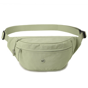 Riñonera de nailon para mujer, correa ajustable, cierre de cremallera, resistente al agua, bolso de pecho, informal para el día a día - Product Image 1