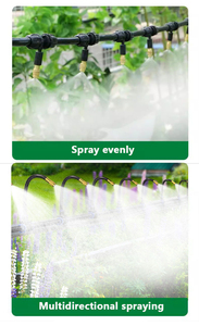 Có thể điều chỉnh phun sương vòi phun Kit phun phun cho tưới vườn độ ẩm nhà kính làm mát loại bỏ bụi - Product Image 6