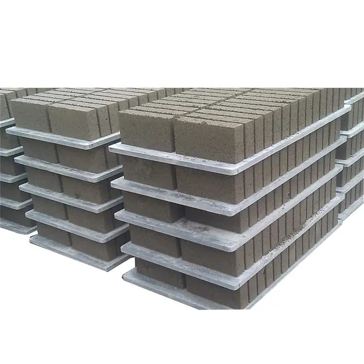 Pvc Plastic Materiaal Pallet Matching Met Cement Blok Maken Machine 6 Jaar Levensduur Betonblok Machines Pallet