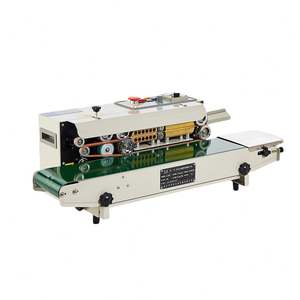 Máquina de Sellado Térmico Automática de Banda Continua para Bolsas de Agua, Cubitos de Hielo, Empaques de Alimentos en Bolsas de Papel, Películas, Cartones y Latas - Product Image 4