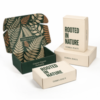 Boîtes en papier personnalisées de style minimaliste haut de gamme, boîtes d'expédition recyclables pour le transport, boîtes en papier de haute qualité imprimées en couleur