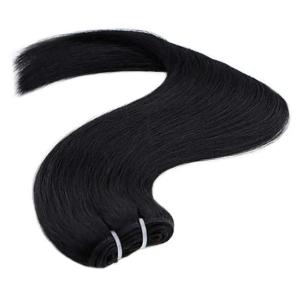 14-24inch natural color human hair Brazilian hair weft XuanchangHair