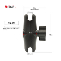 N-star-Soporte de teléfono Universal para coche, soporte de montaje de tableta de aluminio plegable