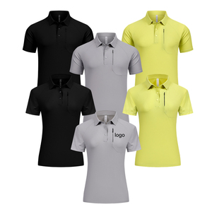 Ropa Deportiva para Hombre, Camisetas Polo Deportivas de Manga Corta, Camisetas Polo de Compresión Deportiva de Secado Rápido - Product Image 1