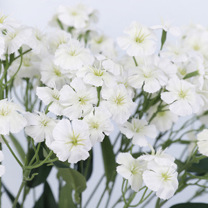 Flores Artificiales de Seda y Plástico con Seis Ramas de Clavel, 62 cm, Decoración para Bodas y Hogar, Alta Simulación - Product Image 3