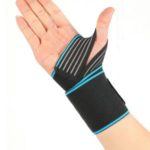 สายรัดข้อมือสีสันตามสั่งสำหรับผู้ชายและผู้หญิง สายรัดข้อมือแบบหนาสำหรับยกน้ำหนักและป้องกันการบาดเจ็บ - Product Image 2