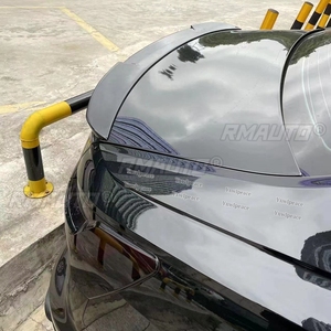 สปอยเลอร์สำหรับ Audi A6 C8 ปี 2019-2022 วัสดุ ABS คุณภาพสูง สปอยเลอร์ปีกหลังรถยนต์ อุปกรณ์ตกแต่งเฉพาะรุ่น A6 - Product Image 5