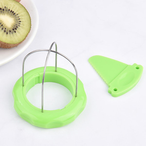 Eco-Friendly Stainless Steel Kiwi <b>Fruit</b> Cutter Slicer Manual Home <b>Vegetable</b> <b>Fruit</b> <b>Tools</b> with PP Material Food Grade Handle - Product Image 6