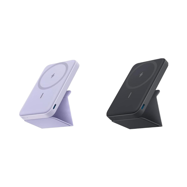 Anker 622 MagGo 5,000mAh Foldable Magnetic Wireless Charger Stand with USB-C Port 12W Output Power for iPhone and Power Banks