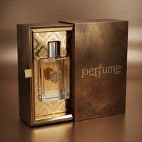 Flacon de parfum miniature vide personnalisé avec logo privé, 50 ml, 100 ml, emballage cadeau, boîtes avec insert.