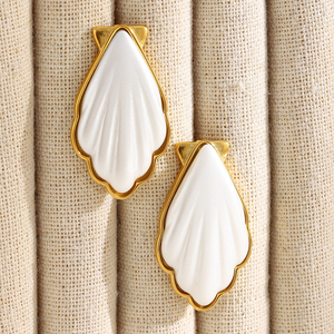 Pendientes de <span class=keywords><strong>Moda</strong></span> Dreamshow, Populares, con Carcasa de Acrílico, Chapados en Oro, Joyería de Acero Inoxidable, Regalo para el Día de la Madre - Product Image 2