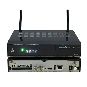<span class=keywords><strong>Decodificador</strong></span> de TV Satelital Popular en Europa 4k HEVC/H.265 ZGEMMA H17TWIN Doble DVB S2/S2X Enigma2 <span class=keywords><strong>Linux</strong></span> CA&CI - Product Image 1