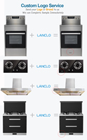 2024hot jual model baru gratis berdiri peralatan dapur rumah kompor listrik dengan oven/oven bawaan