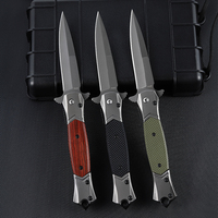 Couteaux pliants en titane à vente chaude, manche ergonomique, couteaux tactiques de survie de poche, outil EDC, couteau cadeau