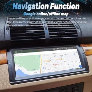Pantalla Android 14 de 10.25 Pulgadas para BMW Serie 5 E39 X5 E53 M5 E38 1994-2007, Reproductor Multimedia para Auto con GPS, Estéreo, Navegación, Carplay - Product Image 6