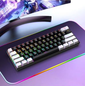 Atacado em Estoque Ergonômico Wired 61 Teclas Led Backlight Tpye-C 60% Computador Mini Gaming Teclado Mecânico - Product Image 6