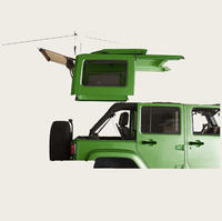Treuil de rangement de garage surélevé en acier inoxydable pour Jeep Wrangler Gladiator, avantage mécanique 6:1, plafond de 10 pieds
