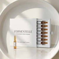 Sérum Ampoule Personnalisé à l'Acide de Fruits Fermentés, Exfoliant Doux et Affinant les Pores, Essence Faciale pour Peaux à Tendance Imperfectible