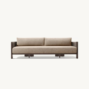 Ensemble de canapés modulaires modernes en aluminium et corde pour l'extérieur, idéal pour patio, hôtel, appartement, cour, villa et salon. - Product Image 5