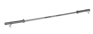 For 72' for Steel Threaded Barbell <strong>Weight</strong> <strong>Bar</strong> with Star Collar (Silver) - Product Image 2