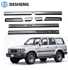 Moulures latérales de carrosserie pour <span class=keywords><strong>Toyota</strong></span> Land Cruiser FJ80 1990-2007, accessoires extérieurs pour pick-up - Product Image 1