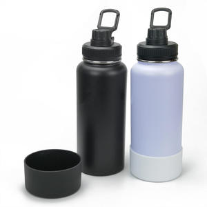 Double-Wall Vacuum Insulated 304 Stainless Steel Thermos 32 Oz Gym Camping Water <b>Bottle</b> 3 Lids Straw Eco-Friendly Customized - Product Image 3