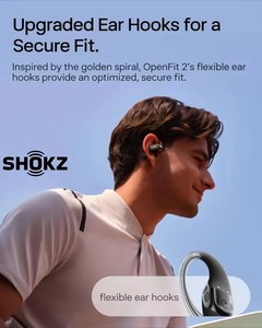 Auriculares Inalámbricos Shokz OpenFit 2 T920 con Diseño Abierto, Tecnología DualBoost, Reducción de Ruido con IA y Personalización - Product Image 6
