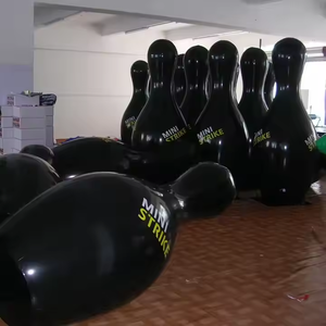 Ballons publicitaires gonflables de bowling de 5 m avec logo sérigraphié pour la promotion sportive et les salles de sport - Product Image 2
