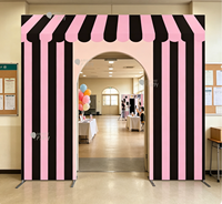 Décor mural réutilisable « Porte Ouverte » style Pâtisserie Française pour Anniversaire, Baby Shower, Bridal Shower, Fête, Photobooth