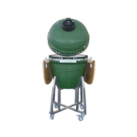 AUPLEX - Parrilla Kamado de Carbón para Exteriores, de Cerámica y Hierro, Estilo Coreano Moderno, de 21 Pulgadas, para Jardín, Barbacoa, Fiestas en el Patio Trasero