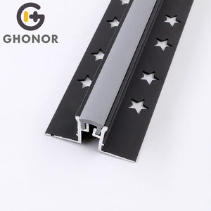 Tuiles d'écart de plancher de profil et connecteurs en aluminium ou système de poutrelle de <span class=keywords><strong>menuisier</strong></span> pour des carreaux de porcelaine - Product Image 1