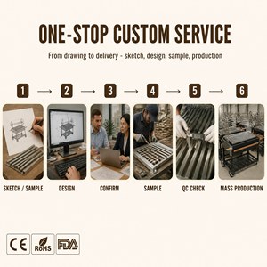 Parrilla Argentina para Asado con Rejilla de Cocción en V y Elevación por Manivela, Cuerpo de Acero con Recubrimiento en Polvo, Tamaño Personalizado para Barbacoa al Aire Libre - Product Image 6