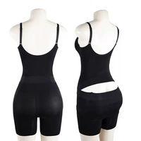 Nouveau Body Sculptant Femme, Débardeur Gainant Effet Ventre Plat, Amincissant, Redresseur de Taille et Rehausseur de Fesses, Noir