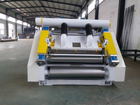 Máquina corrugada de una cara Máquina para fabricar cartón corrugado Línea de producción de cartón corrugado de 2 capas