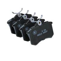 Plaquettes de frein semi-métalliques en céramique D340 de haute qualité pour VW Audi, pièces de frein automobile