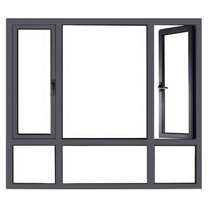 <span class=keywords><strong>Ventanas</strong></span> de Doble Vidrio, Ventana Abatible de Aleación de <span class=keywords><strong>Aluminio</strong></span>, <span class=keywords><strong>Ventanas</strong></span> de <span class=keywords><strong>Aluminio</strong></span> Económicas - Product Image 1