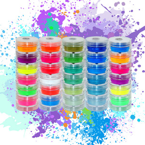 Hot 6-Màu Neon Lỏng Bột Bóng Mắt Móng Tay Sắc Tố Matte Khoáng Spangle Làm Ánh Sáng Lung Linh Shining Look Palette Bán Buôn - Product Image 6