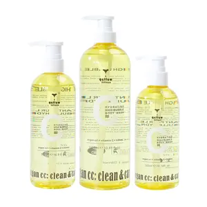 Private Label High Bubble Deep Hydration Organic Liquid Soap Wholesale Lightening Body Wash