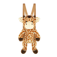 Sac à dos en peluche 3D personnalisé en usine, animaux lapin, éléphant, mouton, girafe, lion, sac à poupée en peluche, jouet en peluche pour enfants de maternelle, cadeau