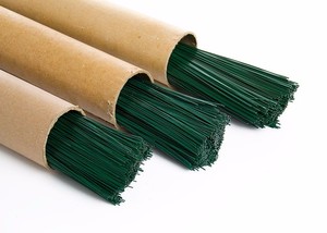 <span class=keywords><strong>Fil</strong></span> <span class=keywords><strong>de</strong></span> <span class=keywords><strong>fer</strong></span> revêtu plastique <span class=keywords><strong>vert</strong></span>, fleuriste, 1 pièce - Product Image 6