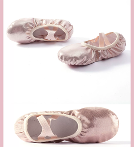 <span class=keywords><strong>Scarpe</strong></span> da Danza per Bambini e Donne, Suola Morbida, <span class=keywords><strong>Scarpe</strong></span> da Ballo a Zampa di Gatto per Ragazze, <span class=keywords><strong>Scarpe</strong></span> da Balletto con Paillettes Aurora - Product Image 2