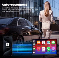 Adaptateur sans fil CarPlay Android Auto 2 en 1 Adaptateur sans fil Ai Box Convertir câblé en sans fil CarPlay Dongle Plug