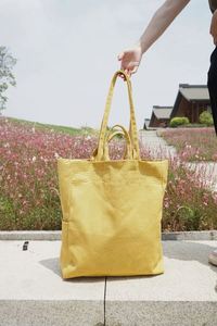 Canvas <b>Bag</b> Women's <b>Large</b> Capacity Strong Simple New Shoulder Handbag Tote <b>Bag</b> Supermarket Shopping <b>Bag</b> - Product Image 3