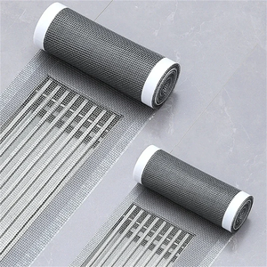 Autocollants de sol jetables en maille auto-adhésifs pour drain de douche, filtre à cheveux découpable pour salle de bain et cuisine, vente en gros - Product Image 6