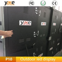 Panneau led double face Wifi P5 P6 P8 P10 4x8 pieds, panneau d'affichage de studio led, publicité hd tv, grand écran led extérieur