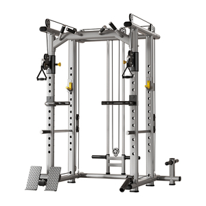Máquina Smith Profesional Multifuncional, Entrenador <span class=keywords><strong>Funcional</strong></span> Todo en Uno con Cable Crossover para <span class=keywords><strong>Gimnasio</strong></span> en Casa - Product Image 1