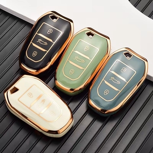 Échantillon gratuit Soft TPU <span class=keywords><strong>2</strong></span>/3/4 <span class=keywords><strong>boutons</strong></span> de télécommande de voiture pour Peugeot 207 307 308 407 607 807 pour citroën C2 <span class=keywords><strong>C3</strong></span> C4 C5 C6 - Product Image 5