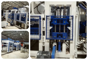 Machine automatique de fabrication de blocs creux à emboîtement haute capacité KAIDONG QT8-15 avec <span class=keywords><strong>pompe</strong></span> et boîte de vitesses, contrôle <span class=keywords><strong>Siemens</strong></span> PLC - Product Image 5