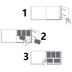 <span class=keywords><strong>A4</strong></span> 31,5*26,8 см 300gsm самоклеющиеся двухсторонние белые и черные бумажные листы для альбомов для фотографий и скрапбуксов - Product Image 3